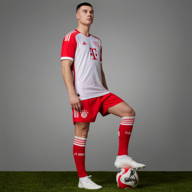 ผู้ชาย ฟุตบอล สีขาว เสื้อแข่งชุดเหย้า FC Bayern 23/24