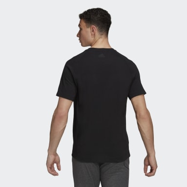 Polera de Entrenamiento Yoga Negro Hombre Training