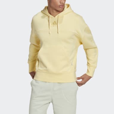 Sweat-shirt à capuche en molleton Studio Lounge jaune Hommes Sportswear
