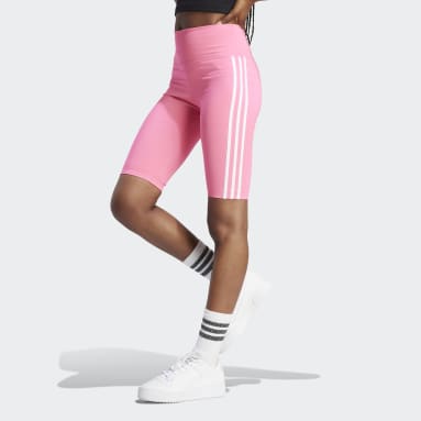Women's Originals Pink Adicolor Classics High-Waisted Short Leggings