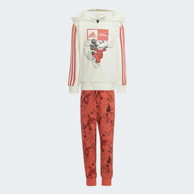 Zestaw adidas x Disney Mickey Mouse Hoodie and Jogger Bialy