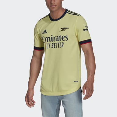 Maglia Away Authentic 21/22 Arsenal FC Giallo Uomo Calcio