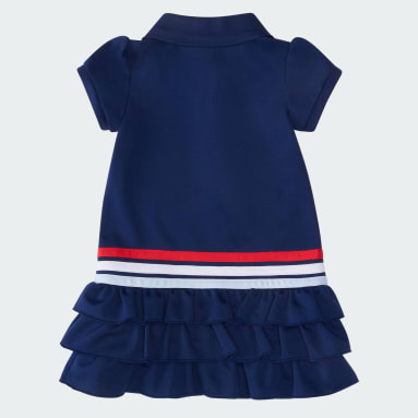 SS RUFFLE POLO DRESS SET