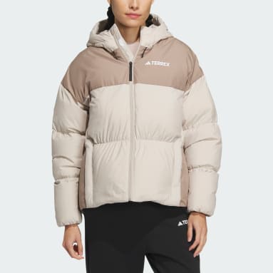 Chaqueta de plumón Goose Midweight Puffer Beige Mujer TERREX