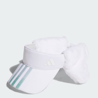 Women Golf White 이어 머프 바이저