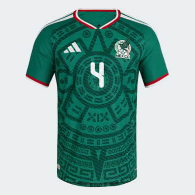 Mexico 26 Home Alvarez Authentic Jersey