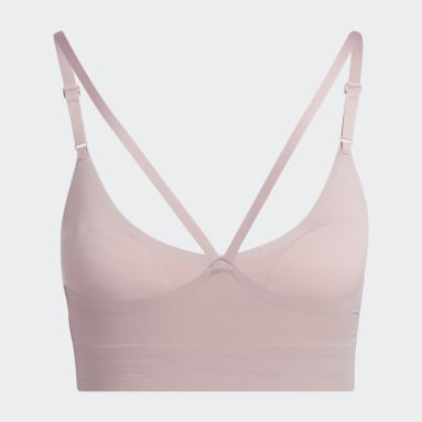 Top Deportivo PureLounge Tiras Delgadas Soporte Ligero Violeta Mujer Training