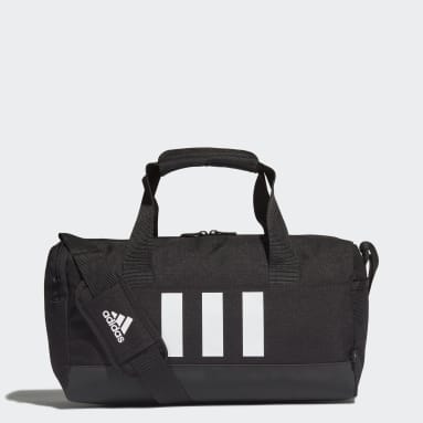 Lifestyle Black Essentials 3-Stripes Duffel Bag Extra Small