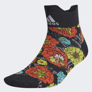 Running Multicolor Graphic Ankle Socks