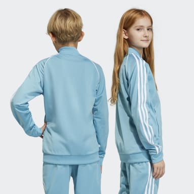 Børn Originals Blå Adicolor SST træningsjakke