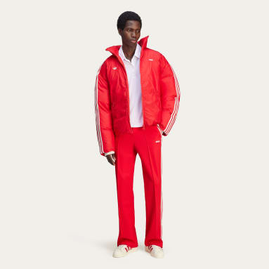 Women red adidas jacket on sale