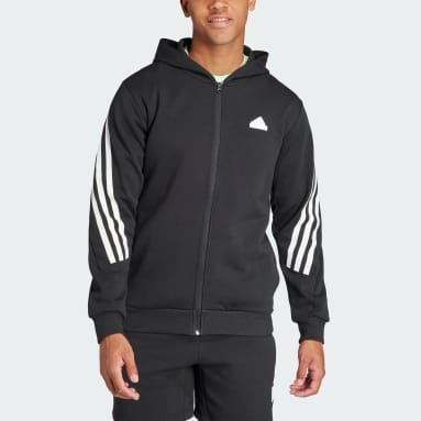 Casaco com Capuz 3-Stripes Future Icons Preto Homem Sportswear