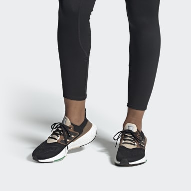 Women Running Black Ultraboost 22 Made with Nature Shoes