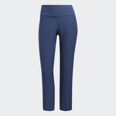 Pull-On Ankle Pants Niebieski