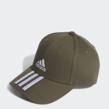 Baseball 3-Stripes Twill Caps Grønn