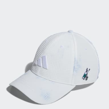 Golf White SeerSucker Cap