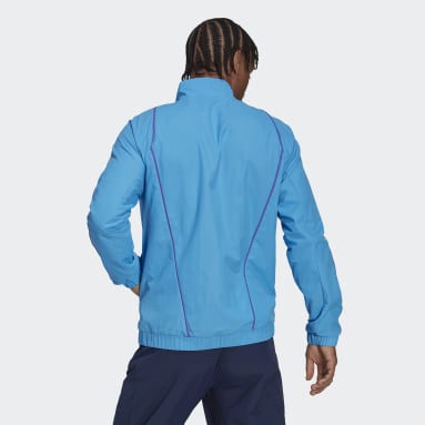 Men Football Blue Argentina Tiro 23 Presentation Jacket