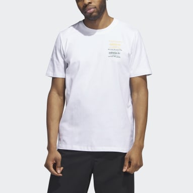 T-shirt Quality Graphic Short Sleeve Bianco Uomo Originals