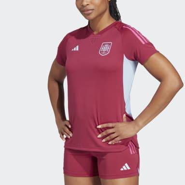 Frauen Fußball Spanien Frauenteam Tiro 23 Pro Trikot Weinrot