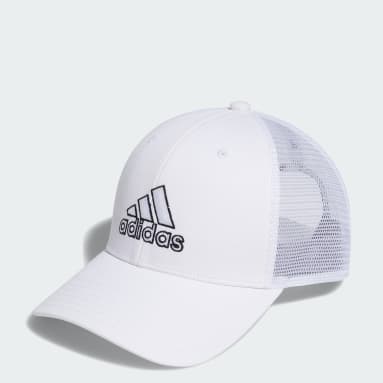 Men's Training White Structured Mesh Snapback Hat