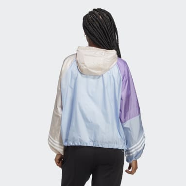 Women Outdoor Purple 윈드레디 후드 아노락