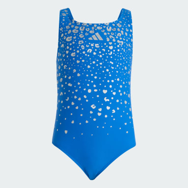 Maillot de bain dos en V scintillant Enfants