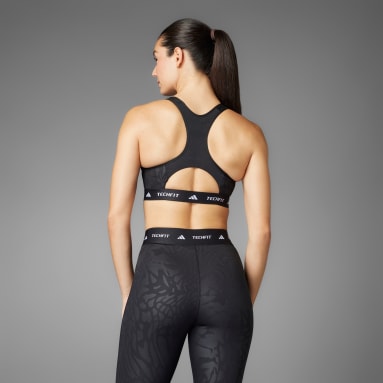 Brassière imprimée col montant Techfit Maintien moyen