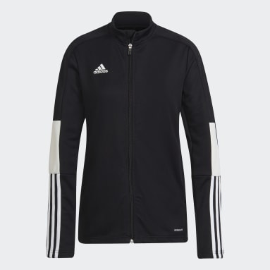 Chamarra Tiro Essentials Negro Mujer Fútbol