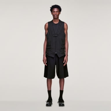 Y-3 SPORT UNIFORM PLEATED SHORTS