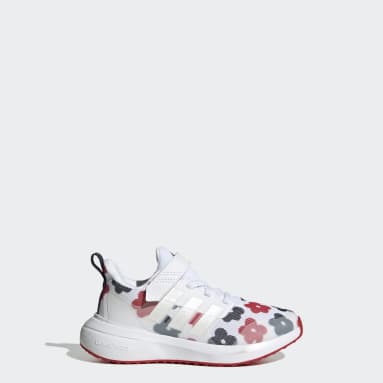 Chaussure à lacets élastiques et scratch Fortarun 2.0 Cloudfoam blanc Enfants 4-8 Years Sportswear