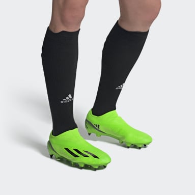 Guayos X Speedportal+ para Terreno Blando Verde Fútbol