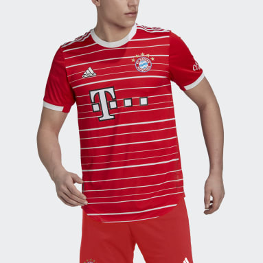 FC Bayern 22/23 Home Authentic Trøye Rød