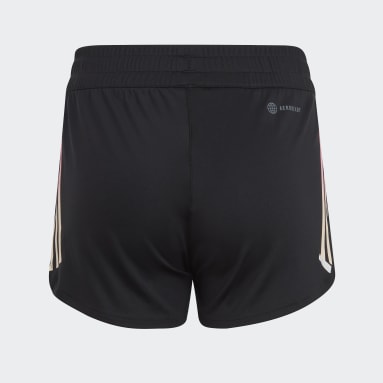 Girls Sportswear Black AEROREADY 3-Stripes Knit Shorts