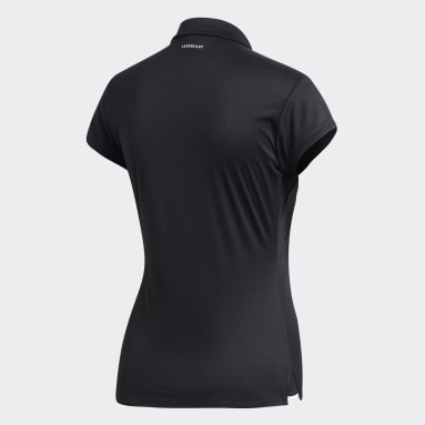 Polera Polo Club 3 Tiras Negro Mujer Tenis