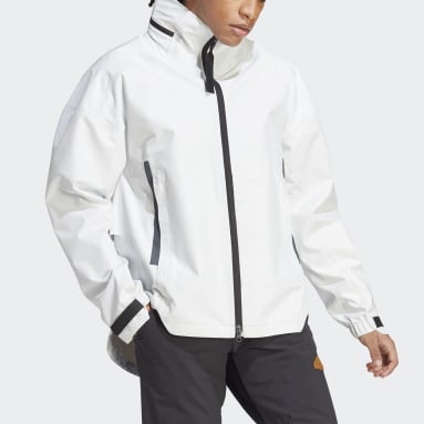 Heren Sportswear wit MYSHELTER RAIN.RDY Denim Jack