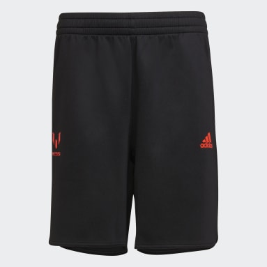 Kids Sportswear Black Messi Shorts