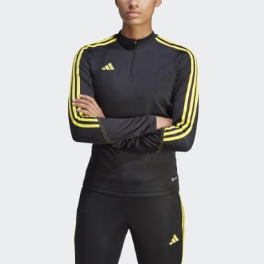Sudadera entrenamiento Tiro 23 Club Negro Mujer Fútbol