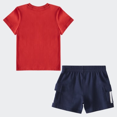 Infant & Toddler Sportswear Red IB SSTEE CARGO SHORT SET