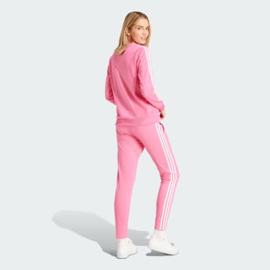 Pink adidas sweatsuit womens 2025