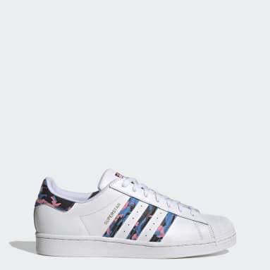 adidas Superstar Shoes - Beige, Men's Lifestyle