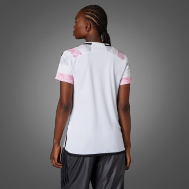 Frauen Fußball Juventus Turin 23/24 Auswärtstrikot Weiß