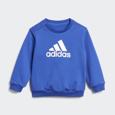 Infant & Toddlers 0-4 Years Sportswear Blue Badge of Sport French Terry Jogger