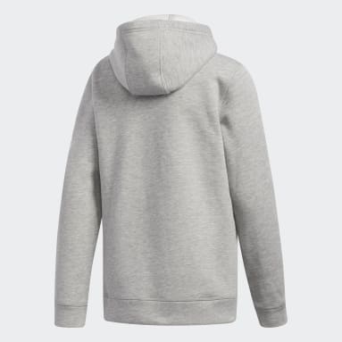 Sweat-shirt à capuche en molleton gris Enfants 4-8 Years Entraînement