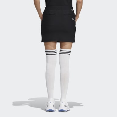 Women Golf Black 3-Stripes Skort