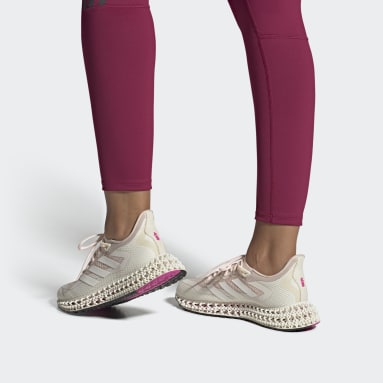 ผู้หญิง วิ่ง สีชมพู รองเท้าวิ่ง adidas 4DFWD 2