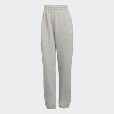 Pantalón Adicolor Essentials Fleece Gris Mujer Originals