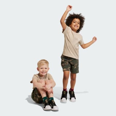 T-shirt Adicolor Beige Enfants 4-8 Years Originals