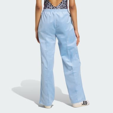 adidas ベロア　トラックパンツ　ブルー　ジャージ　アディダスオリジナルス アディダス ベロア トラックパンツ - ブルー | アディダス ジャパン