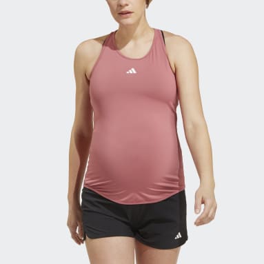 Frauen Fitness & Training AEROREADY Train Essentials Slim-Fit Tanktop – Umstandsmode Rosa