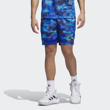 Men Basketball Blue Legends Allover Print Shorts